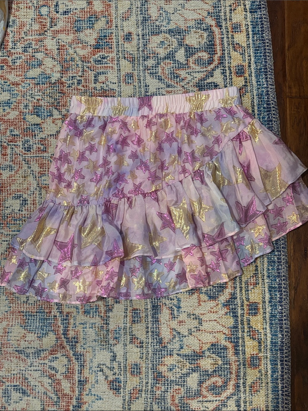 LoveShackFancy Seniya Skirt in Sweet Ocean Blue SZ P NWT - Picture 3 of 6